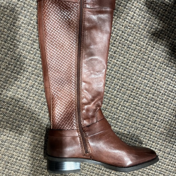 Antonio Melani Tall Leather Boots size 8 - Picture 2 of 5